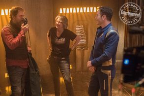 Lee Rose, Jason Isaacs, and Rainn Wilson