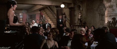 Barbra Streisand, Roddy McDowall, and Shirley Kirkes Mar in Funny Lady (1975)