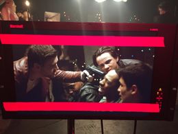 On the Set of Dead Diaries: Initiation Lauren Patrice Nadler, Micheal Franklin and Alex Neustaedter