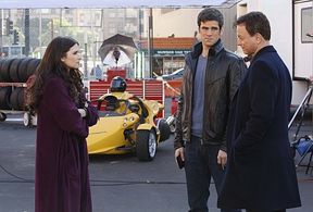 Gary Sinise, Eddie Cahill, and Danica Patrick in CSI: NY (2004)