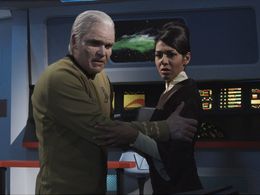 Vic Mignogna and Rekha Sharma in Star Trek Continues (2013)