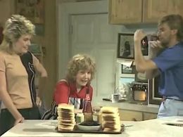 Sandi Toksvig, Kim Wilde, and Cy Curnin in No 73 (1982)