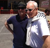 Director Benjamin Pollack and Actor Malcolm McDowell