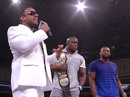 Kenny Layne, Bobby Lashley, and Antonio Burke Jr. in TNA iMPACT! Wrestling (2004)