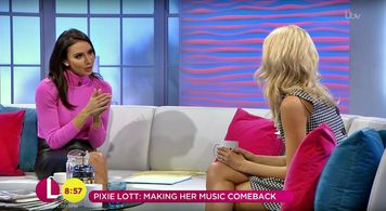 Christine Lampard and Pixie Lott in Lorraine (2001)