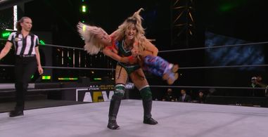 Aubrey Edwards, Rachel Kelvington, and Taynara Melo in AEW Dark: Elevation (2021)