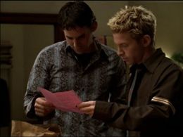 Seth Green and Nicholas Brendon in Buffy the Vampire Slayer (1997)