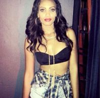 Ciera Foster on location of Straight Outta Compton