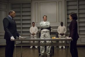 Laurence Fishburne, Caroline Dhavernas, and Mads Mikkelsen in Hannibal (2013)