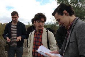 Daniel Ziegler, Tristen Bagnall, and Ethan Hoover in Selling Silence (2016)