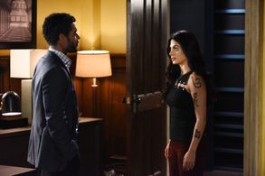 Nick Sagar and Emeraude Toubia in Shadowhunters (2016)