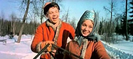 Grenada Mnatsakanova and Aleksandr Potapov in Krepostnaya aktrisa (1963)