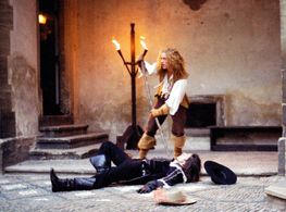 Filip Blazek and Radek Zák in O perlove panne (1997)