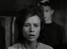Harriet Andersson and Lars Passgård in Through a Glass Darkly (1961)