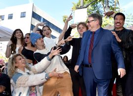 Lionel Richie, Lewis Capaldi, Tori Kelly, Lucian Grainge, Hailee Steinfeld, and Justin Bieber