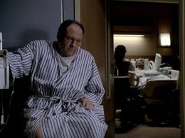 James Gandolfini and Lord Jamar in The Sopranos (1999)