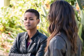 Daniela Ruah and Andrea Bordeaux in NCIS: Los Angeles (2009)