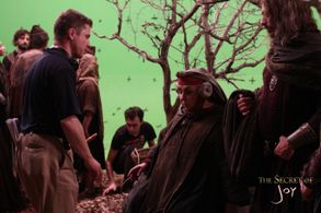 Directing actress and friend Doris Roberts in 