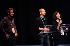 Sundance Film Festival Senior Programmer David Courier and Directors Eric Strauss and Daniele Anastasion attend 'The Red