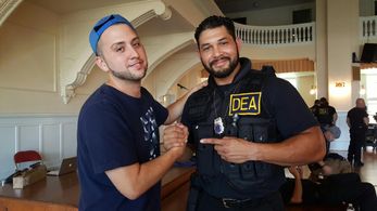 On Set of Gosnell Thomas Rivas with Wilson Navas