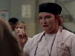Kate Mulgrew and Abigail Savage in Orange Is the New Black (2013)