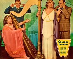 Jack Benny, Gracie Allen, Mary Boland, and George Burns in College Holiday (1936)