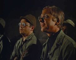 Gary Burghoff and William Christopher in M*A*S*H (1972)