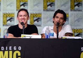 Tyler Posey and Jeff Davis at an event for Teen Wolf (2011)