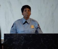 dL Sams as Security Guard in Blindspot