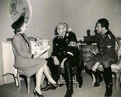 George Coulouris, Helmut Dantine, and Andrea King in Hotel Berlin (1945)