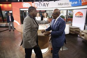 Tracy Morgan, Al Roker, Natalie Morales, and Savannah Guthrie in Today (1952)
