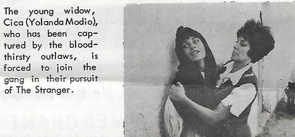 Jolanda Modio and Gia Sandri in A Stranger in Town (1967)