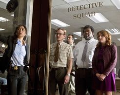 Aubrey Dollar, Damon Herriman, Liza Lapira, and Kal Penn in Battle Creek (2015)