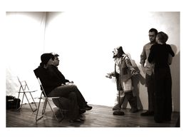 Mick Lauer, Theodore Bouloukos, Katharine Heller, Elena Tovar, and Brenna Palughi in Joy Incorporated (2012)