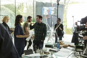 On the set of Humans series 2