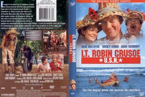 Dick Van Dyke, Nancy Kwan, and Akim Tamiroff in Lt. Robin Crusoe, U.S.N. (1966)