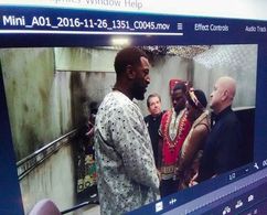 With 'The Governor' and other clinic staff in 