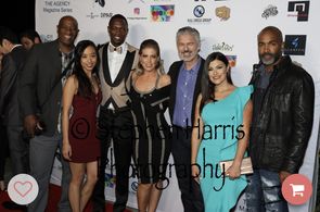 At the Premiere of The Agency during LAFW 2019