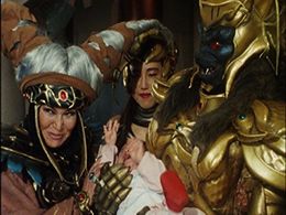 Ami Kawai and Machiko Soga in Dinosaur Squadron Zyuranger (1992)