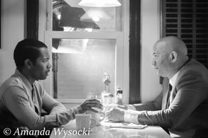 Behind the scenes on the set of Mad Black Men.