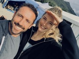 Doutzen with me taken a pic in between rehearsal on set of the first Wonder Woman, Amazing Human Being!