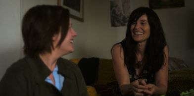 Amy Brenneman and Elisabeth Moss in Shining Girls: Evergreen (2022)