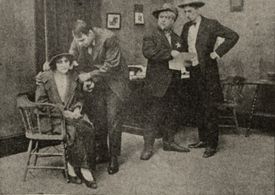 Casson Ferguson and Bernadine Zuber in The Evil Sag (1917)