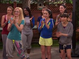 Bridget Shergalis, Amanda Misquez, and Dove Cameron in Liv and Maddie (2013)