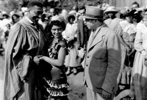 Daniel L. Haynes, Nina Mae McKinney, and King Vidor in Hallelujah (1929)