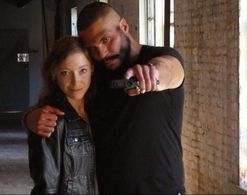 Still of Matthew Conway, and Johanna McGinley in Black Wolf