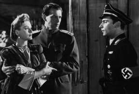 Philip Dorn, Martin Kosleck, and Anna Sten in The Fighting Guerrillas (1943)