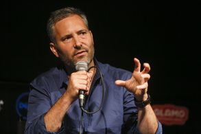 Hans Herbots at an event for The Treatment (2014)