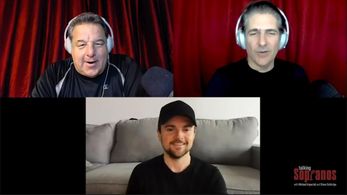 Robert Iler, Michael Imperioli, and Steve Schirripa in Talking Sopranos (2020)
