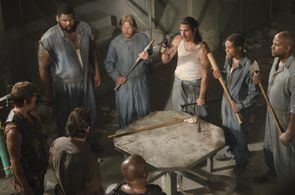 Norman Reedus, Nick Gomez, Lew Temple, Irone Singleton, Markice Moore, and Theodus Crane in The Walking Dead (2010)